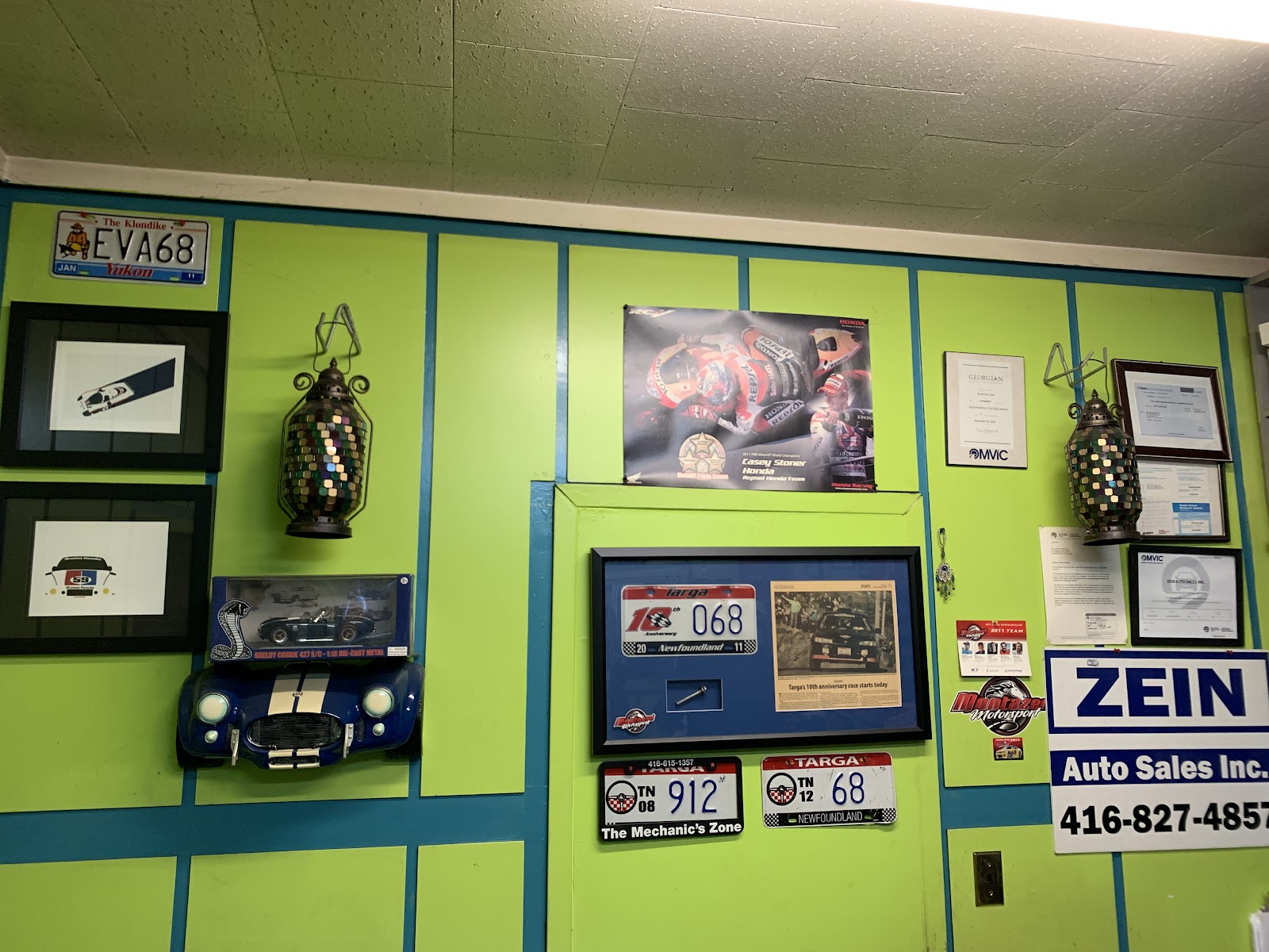 Service area at Mechanic's Zone